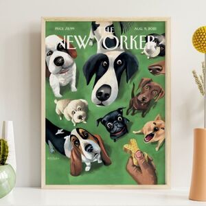 New Yorker Magazine “Summer Treat” Dogs Print